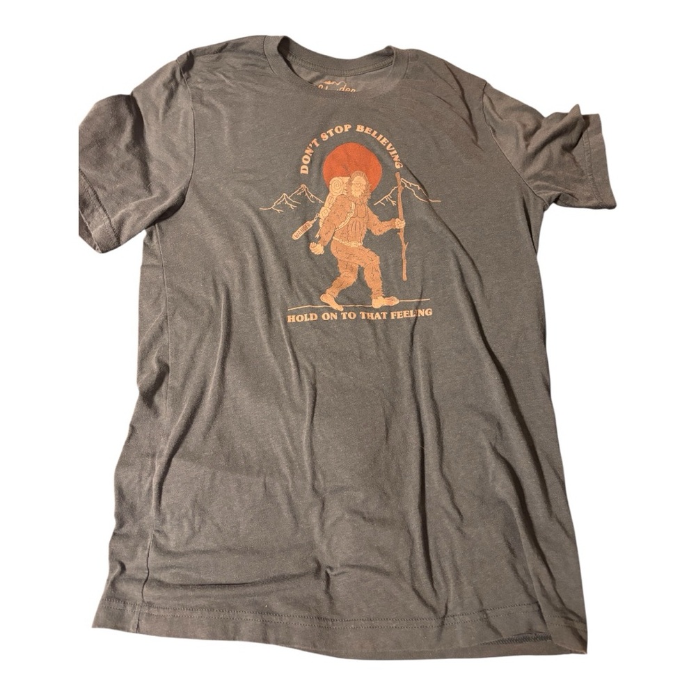Wander North Georgia Bigfoot Graphic T-Shirt with Orange Print